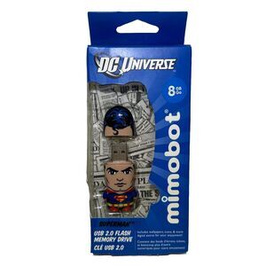 Superman Mimobot 8GB USB FLash Drive DC Universe NEW